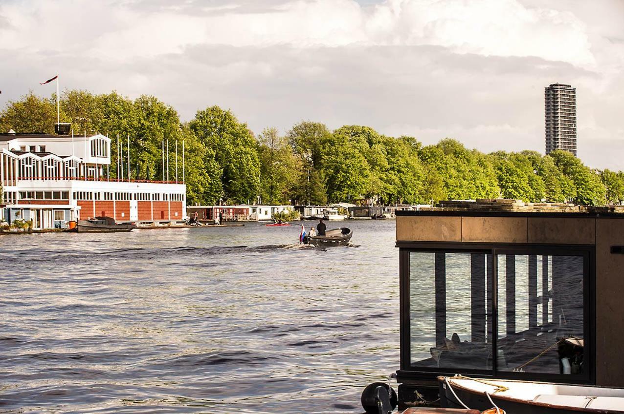 Houseboat Amsterdam - Room With A View מראה חיצוני תמונה